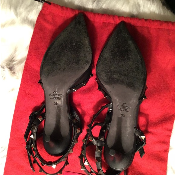 Valentino Noir Rock Stud heels. - Picture 4 of 5